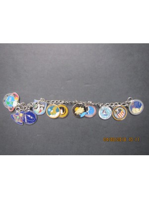 Apollo Missions 11 piece charm bracelet