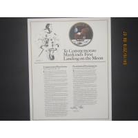 Commemorative Apollo 11 Certificate