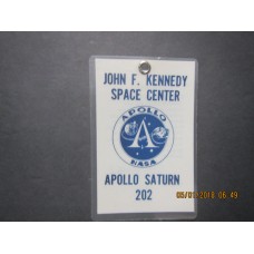 Apollo Saturn 202 Badge #298 & Dr. Debus Invitation
