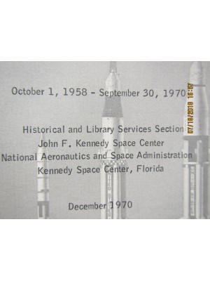 NASA -A Summary Of Major NASA Launchings Book 1958-1970 