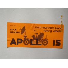 Apollo 15 Team Stickers (2)
